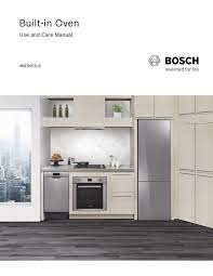 Bosch Hbe5453uc User Manual English