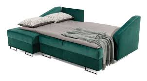 Corner Sofa Bed Bucco Upholstered