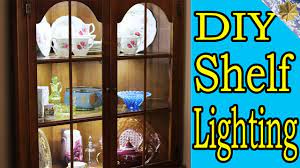 how to install led strip lights hutch