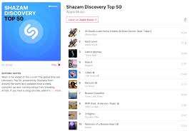 Apple Musics Shazam Discovery Top 50 Chart Focuses On