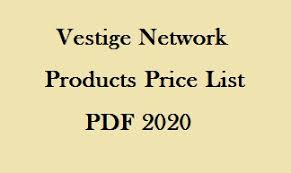 Products Price List Download Pdf New Vestige Products