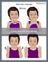 Baby Sign Language Chart Lovetoknow