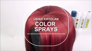 kryolan color sprays you