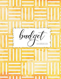 Budget Workbook 12 Month Budget Planner Book Budget