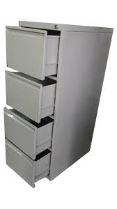 gray metal 4 drawer file cabinet size