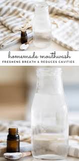 homemade mouthwash with spearmint our