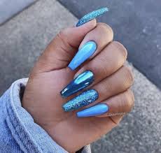 Pinterest Roseannemaree Blue Glitter Nails Blue
