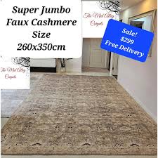 short pile faux cashmere carpet