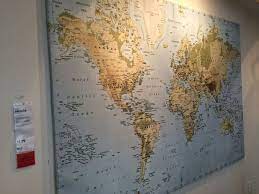 Ikea World Map Mural World Map Mural