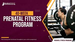40 week prenatal fitness program