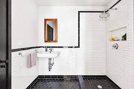 No Shower Curtain Bathroom Goals