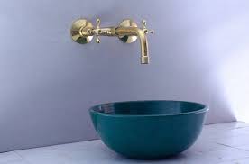 Wall Mount Vintage Brass Faucet