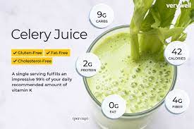 celery juice nutrition facts and health