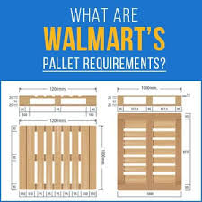 walmart pallet requirements rules for