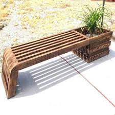 Outdoor Bench Pdf Plan Wood Planter