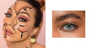 2022 halloween makeup paired with