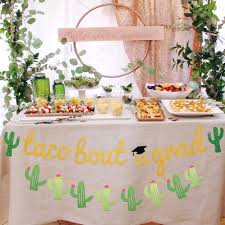 Find and save ideas about taco bar on pinterest. Kids Room Decor Taco Bout A Grad Banner Decorations Gold Glitter Home School Taco Bar Celebration Party Supply Accessories Mexican Fiesta 2020 Graduation Hat Banner Cacti Cactus Garland Sign Congrats Grad Decor