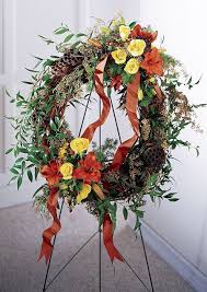 Pay a floral tribute with a funeral flower delivery. Ftd S20 3152 Flourishing Garden Wreath From Kremp Florist Flowers Today Funeral Flowers Sympathy Flowers