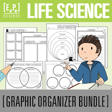 life science graphic organizers bundle