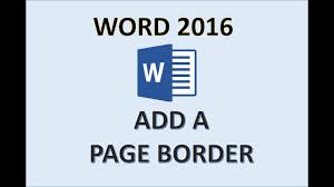 Vintage border, calligraphy, modern colored border and much … Word 2016 Add Page Border How To Insert Borders In Microsoft Ms Office 365 Put Set Tutorial Youtube