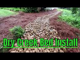 installing dry creek bed