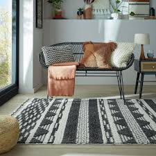 martil berber rug black and white by