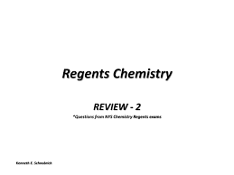 ppt regents chemistry powerpoint