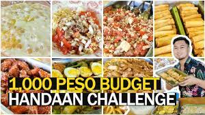 1 000 peso budget handaan challenge