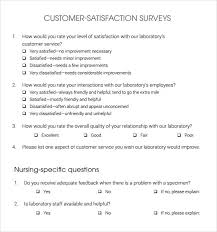 Free 14 Sample Customer Satisfaction Survey Templates In