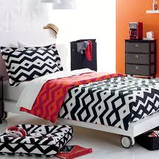 Chic Black And White Bedding For Teen Girls