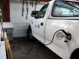 filling my natural gas f 250 at home
