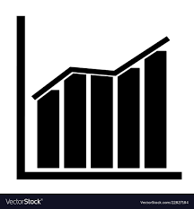 Chart Icon On Transparent Background Chart Sign