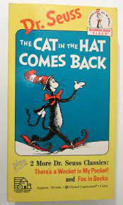 Eventually, they start having fun, but the cat realizes he has made a big mess. Dr Seuss The Cat In The Hat Comes Back Vhs 1989 Beginner Book Video 7 59 Picclick