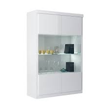dabria large glass display cabinet in