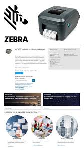 We may offer drivers, firmware, and manuals below for your convenience, as well as online tech support. Zebra Gt800 Barcode Printer Direct Thermal Transfer Label Receipt Printer