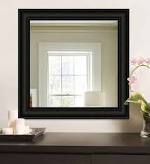 Framed Square Decorative Wall Mirror