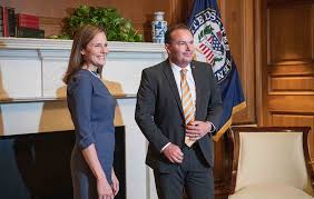 Amy coney barrett makes cover of jurist magazine swimsuit edition 8 months ago genesius times: Sen Mike Lee Praises Supreme Court Nominee Amy Coney Barrett After Meeting