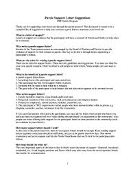 parole letter pdf doents fax email