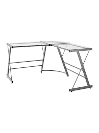 Email us for a copyright infringement or product recommendation. Ameriwood Home Glass L Shaped Computer Desk Gray Office Depot
