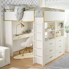 Blaire Loft Bed Full Lacqured Simply