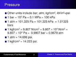 ppt chapter 3 pressure and fluid