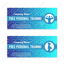 Free Personal Training Gift Voucher For Gym Fitness Center