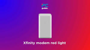 xfinity modem red light meaning