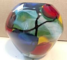 Vase Genuine Hand Blown Art Glass