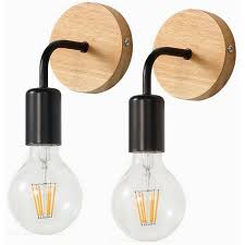 Wood E27 Lamp