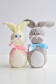 how to make no sew sock bunnies one
