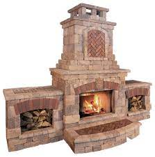 Tuscany Fireplace And Wood Boxes