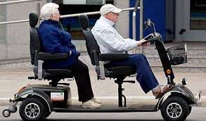 double seat mobility scooter twice as