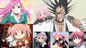 The first anime switches them all from pink to red hair about halfway through. What Are Some Of The Best Animes With Pink Haired Main Characters Quora