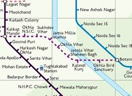 your noida south delhi metro commute